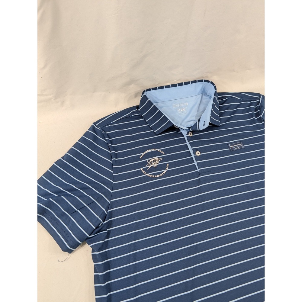 Good Good Golf Polo Shirt Mens XL Blue Thunder‎ Cup 2023 Gaillardia Performance